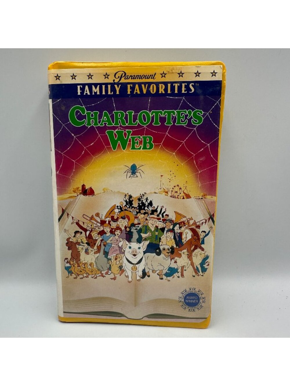 Charlottes Web VHS 1973 Family Favorite Animated Musical English Good Condition